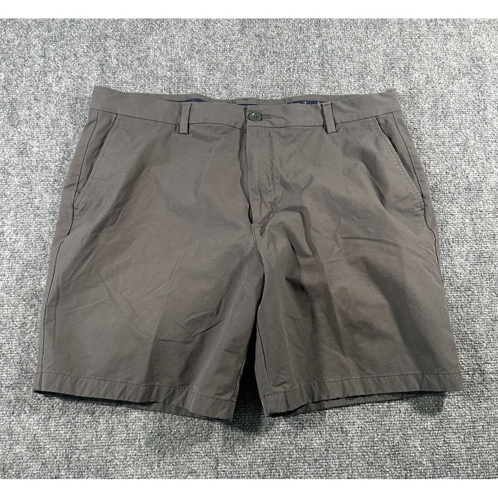 Vineyard Vines Mens 38 Charcoal Grey Performance Shorts Chino 8" Inseam
